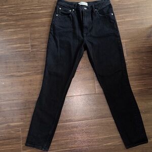 Abercrombie & Fitch Black Skinny High Rise Jeans (Excellent Condition)